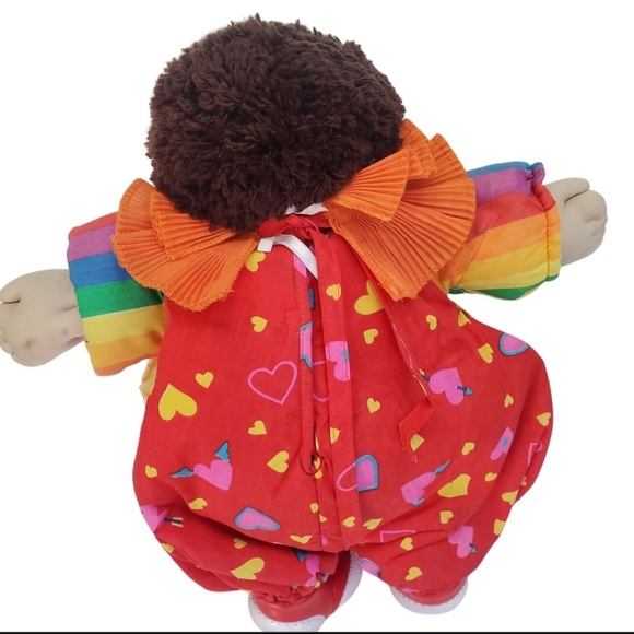 Cabbage Patch Vintage 80's Clown Doll Short Brown Hair Brown Eyes RARE - Picture 2 of 6